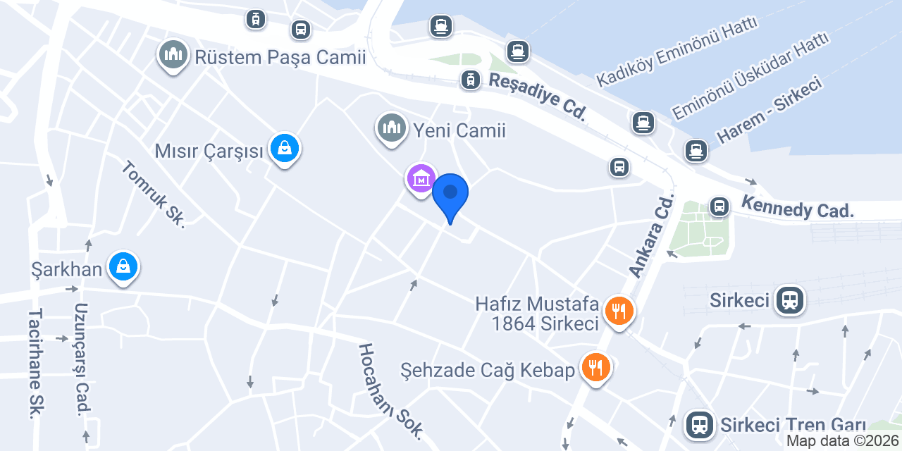 Halkbank İstanbul Ticari Şubesi konumu