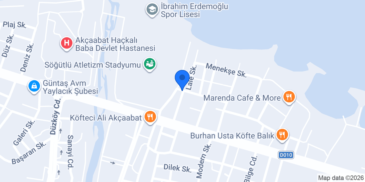 Sebat Oto Yıkama konumu