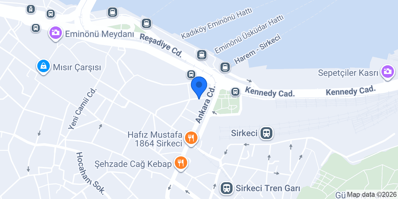 Tea Amo Sirkeci konumu