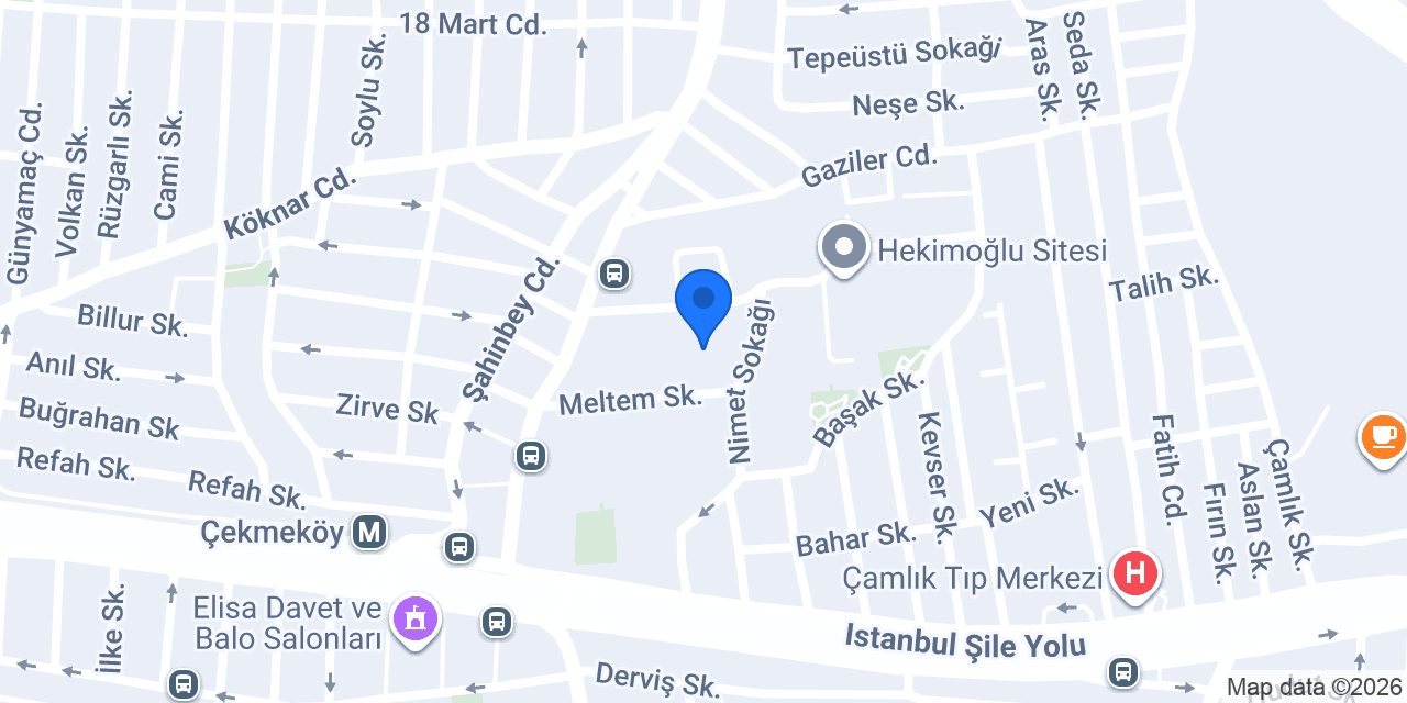 Çamlık Cafe konumu