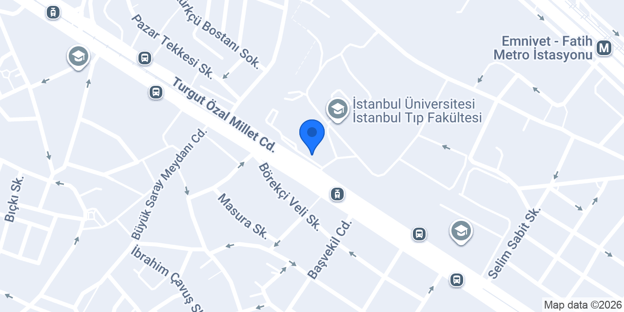 Prof. Dr. İhsan Bakır konumu