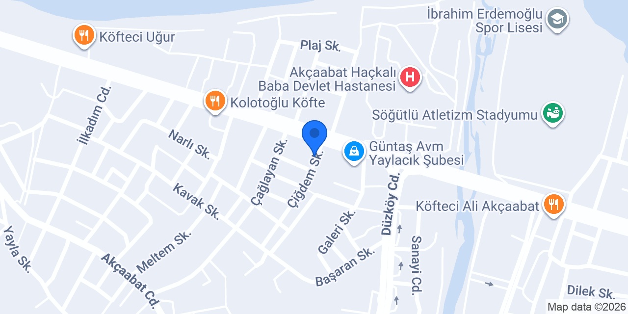 HF GARAJ OTO AKSESUAR konumu