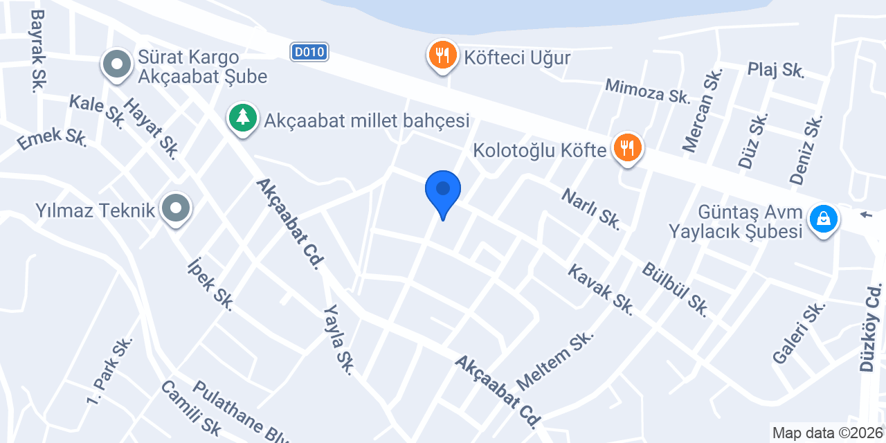 Cumhuriyet Kargo Akçaabat konumu