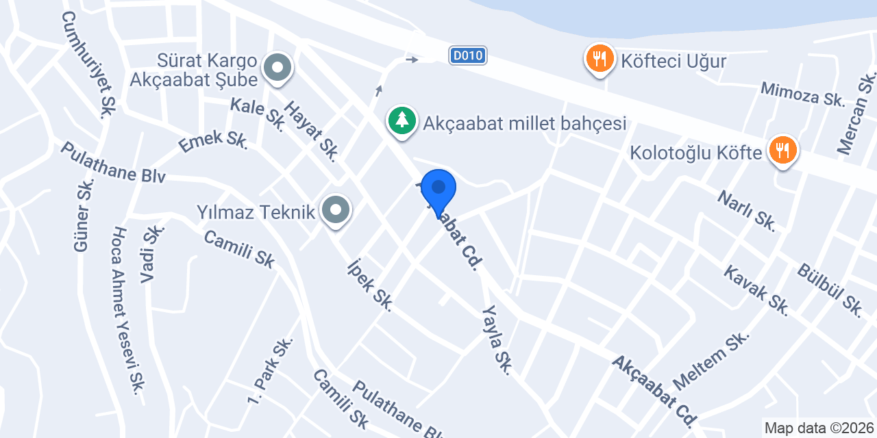 Sena Eczanesi Akçaabat konumu