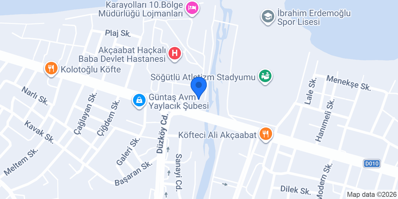 HASTANE TAKSİ DURAĞI konumu