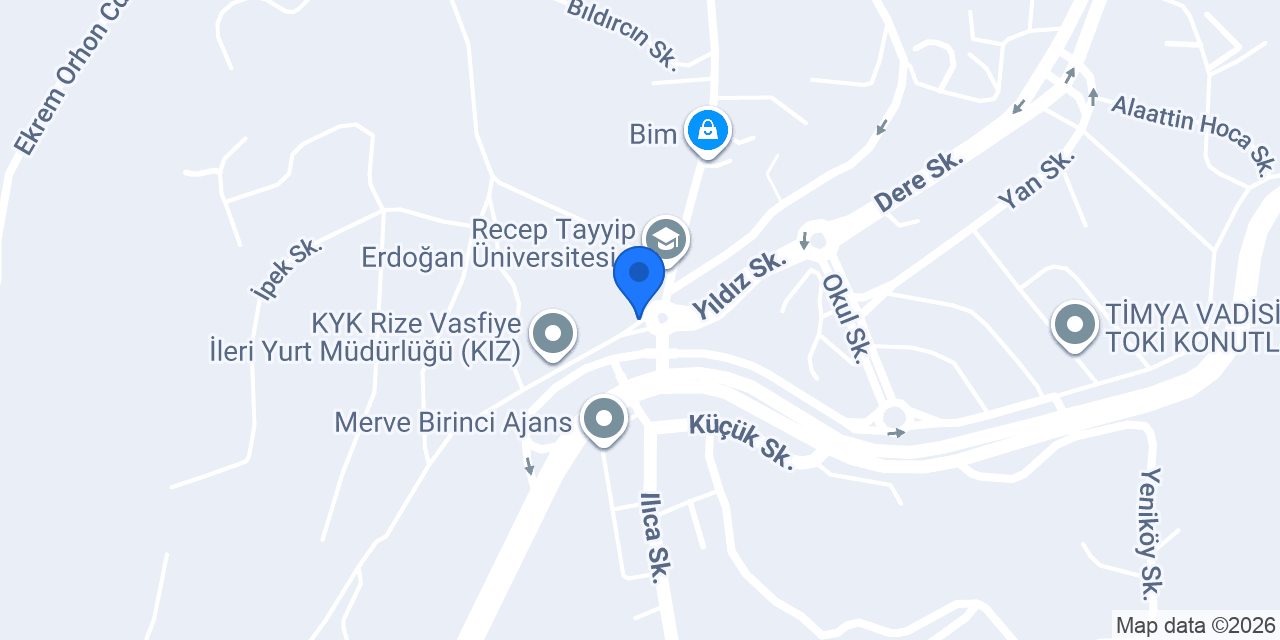 Fakülte Dosma Taksi konumu