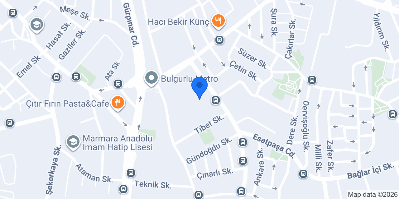 Atak Meridyen konumu