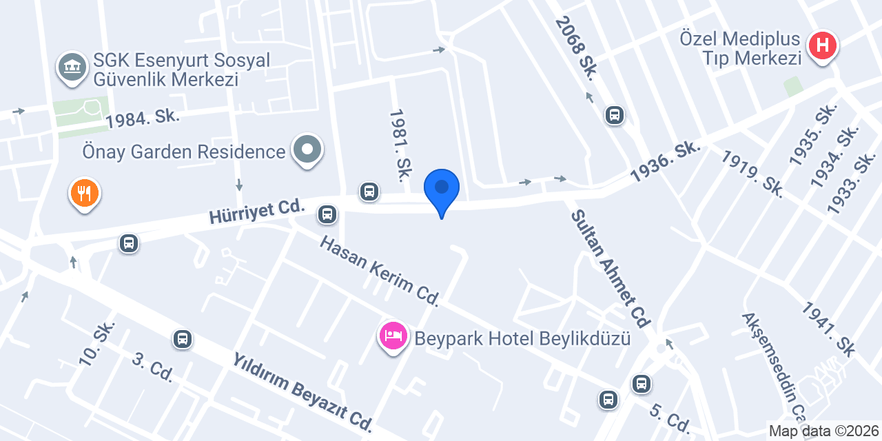 Dry Clean Express Esenyurt konumu
