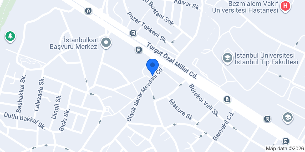 Yapı Kredi Bankası - Şehremini Şubesi konumu