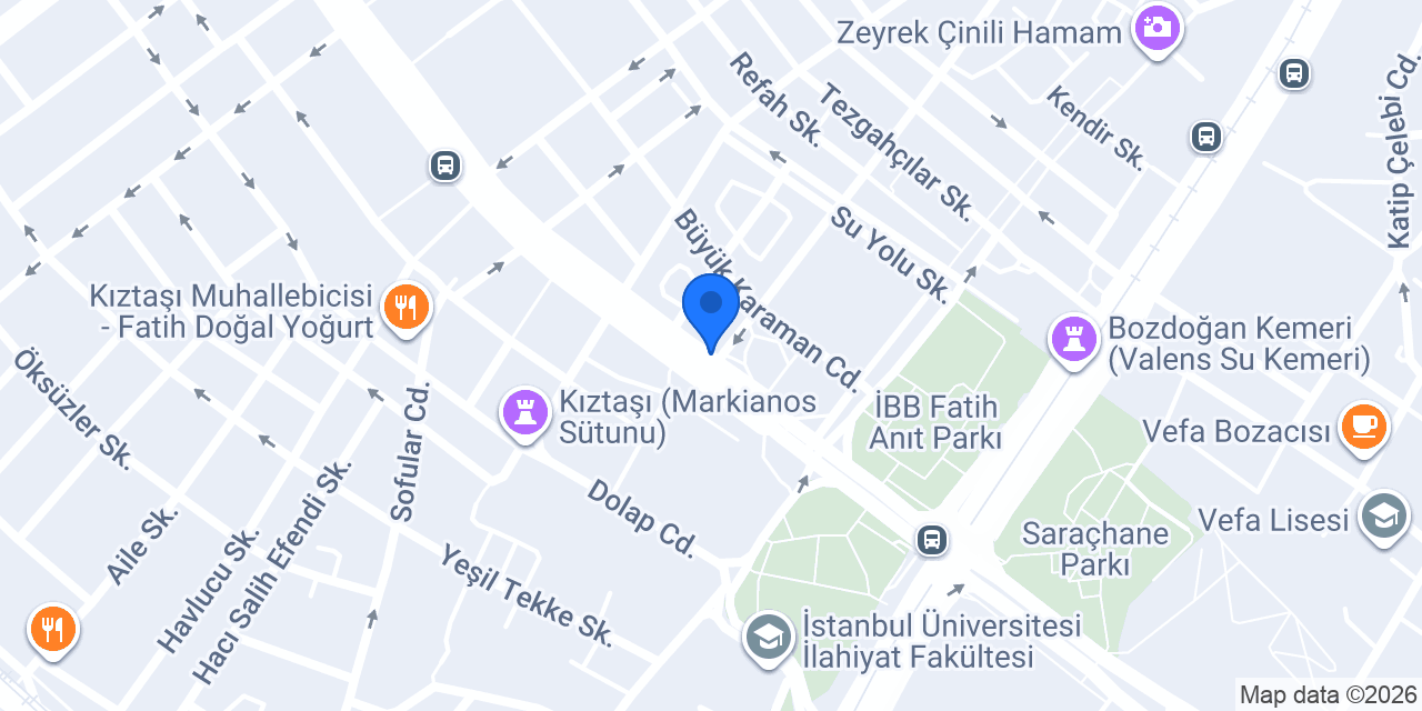 Pasta Sanatı Fatih konumu