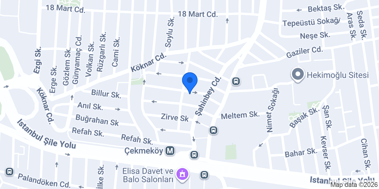Hero's Pizza Çekmeköy konumu
