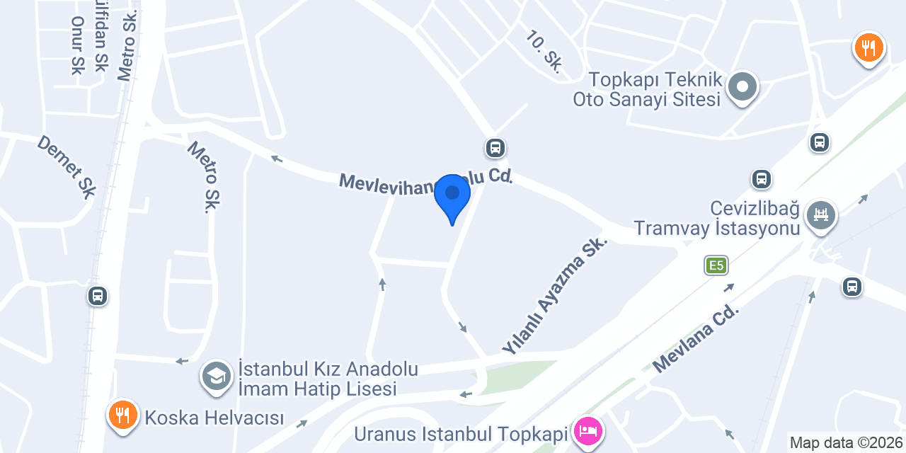 Pizza hattı konumu