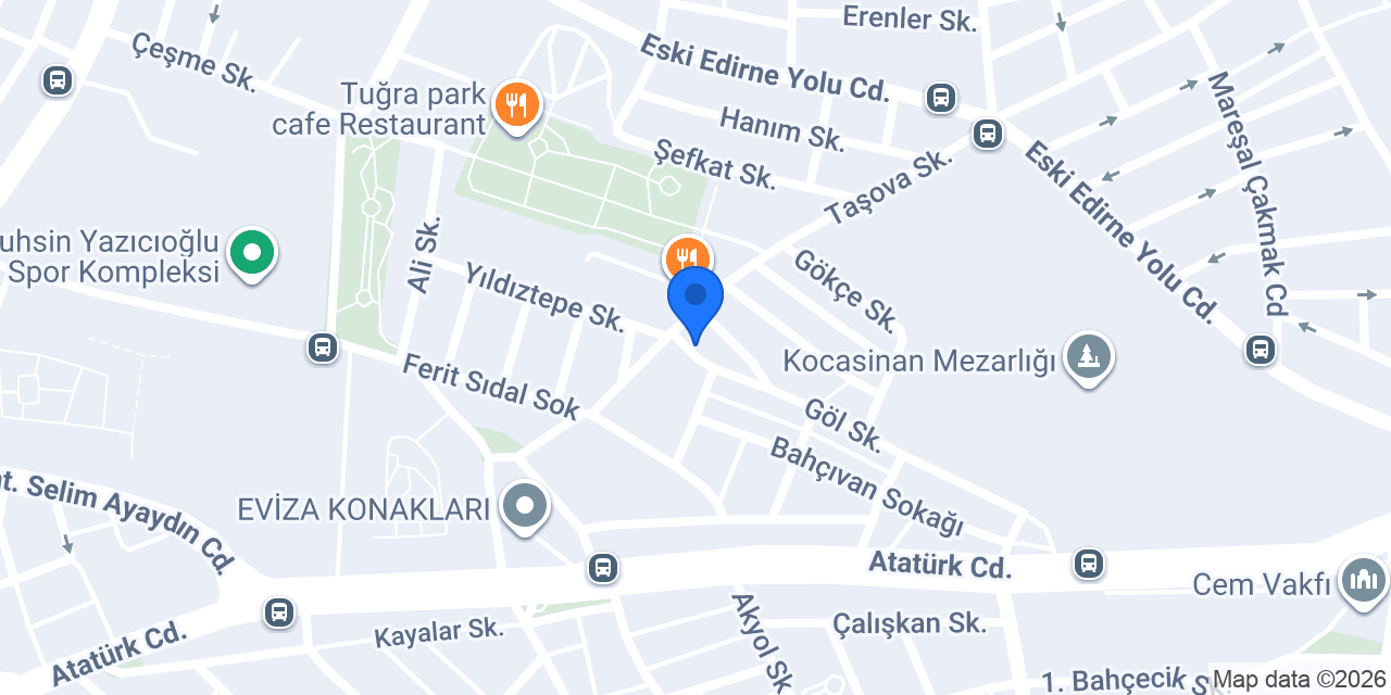 Çakır Giyim Terzi konumu