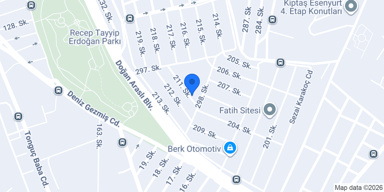 Fatih San. Sitesi Camii konumu