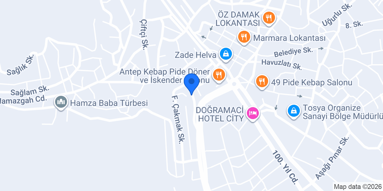 yeni gürses ofset matbaacılık konumu