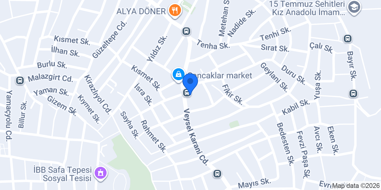 Kardelen pide lahmacun lavaş konumu