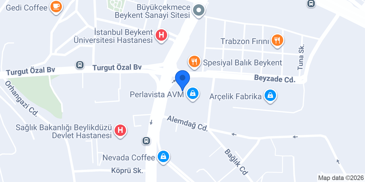 Gtos Terapi Beylikdüzü konumu