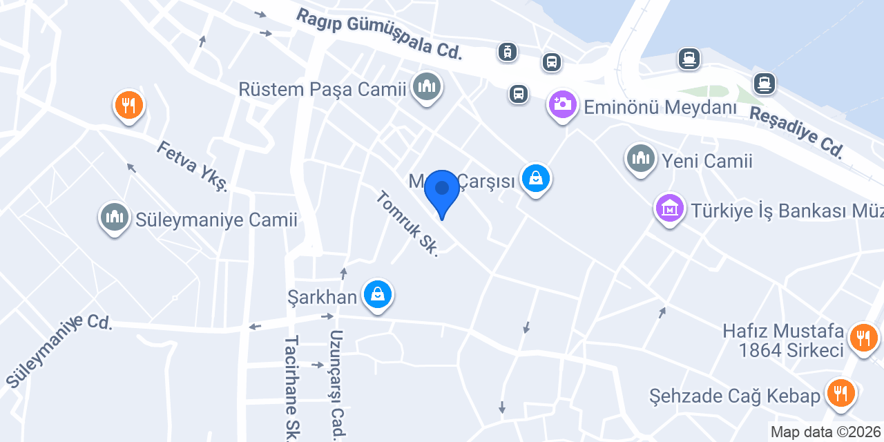 Garanti BBVA Tahtakale Şubesi konumu