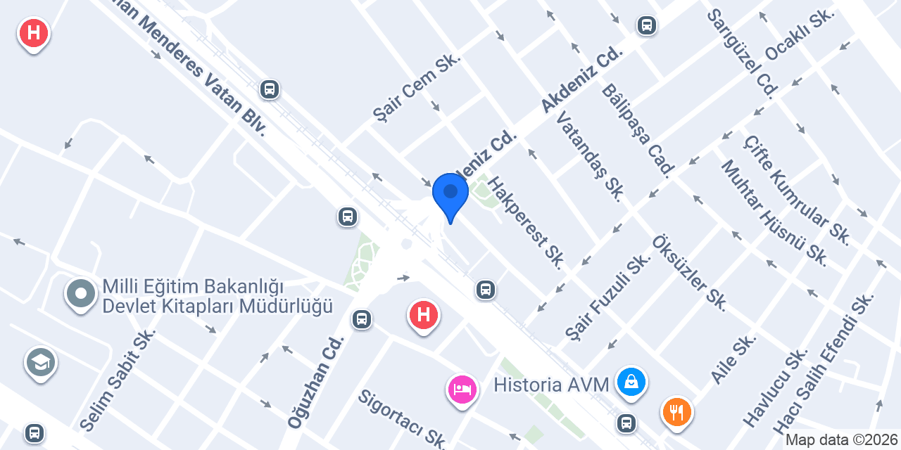 Akademi Gastroenteroloji Merkezi konumu
