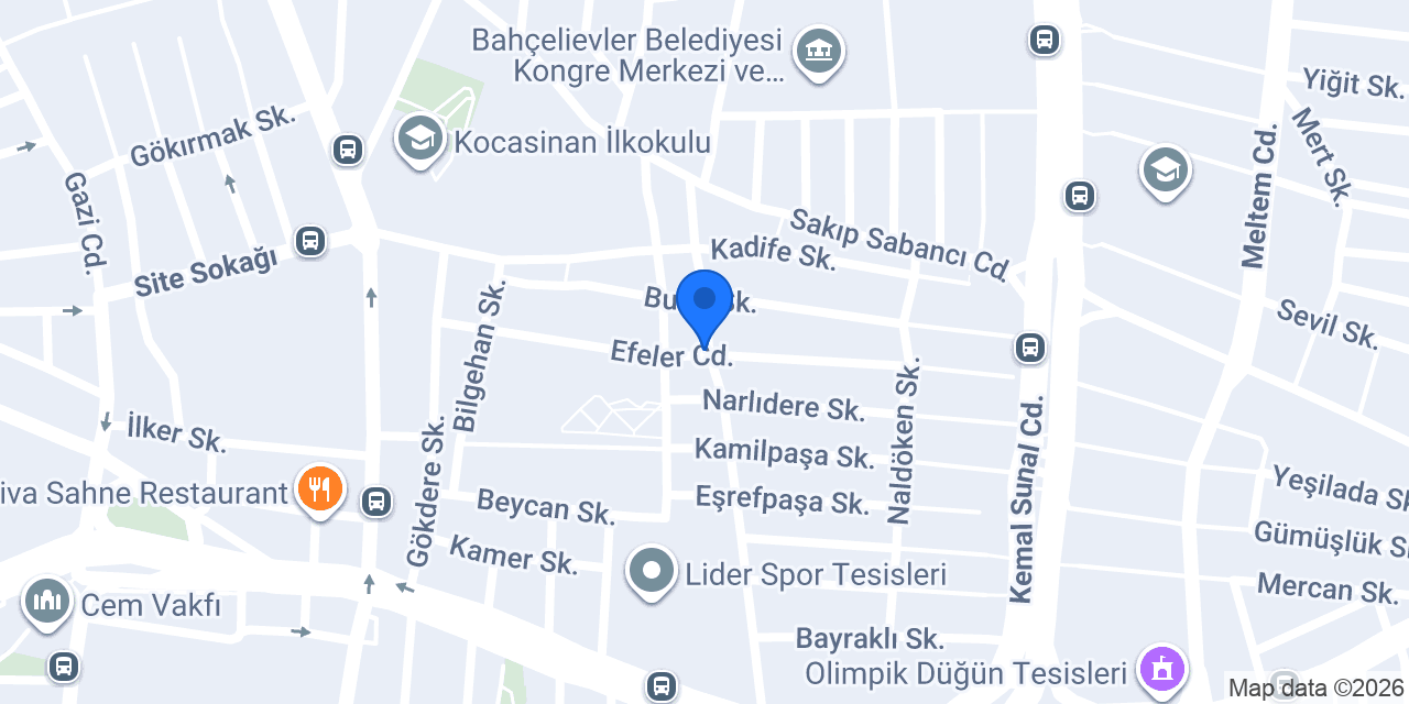 Recep Elektrik Kocasinan konumu