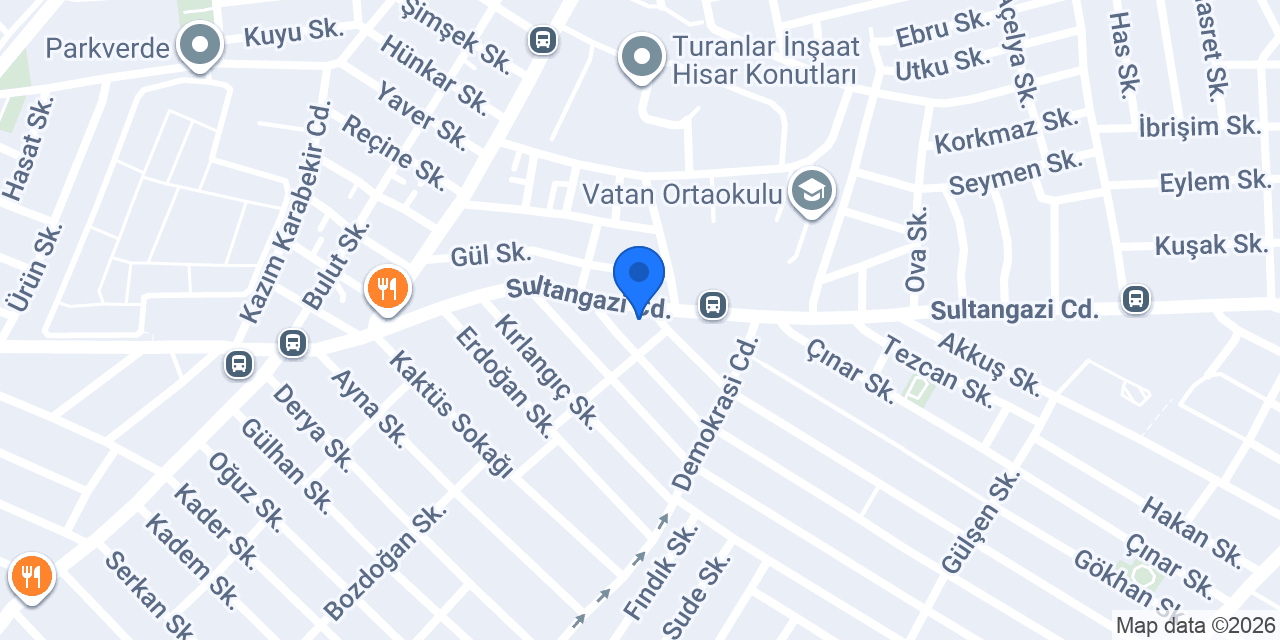 Atmaca Eczanesi konumu