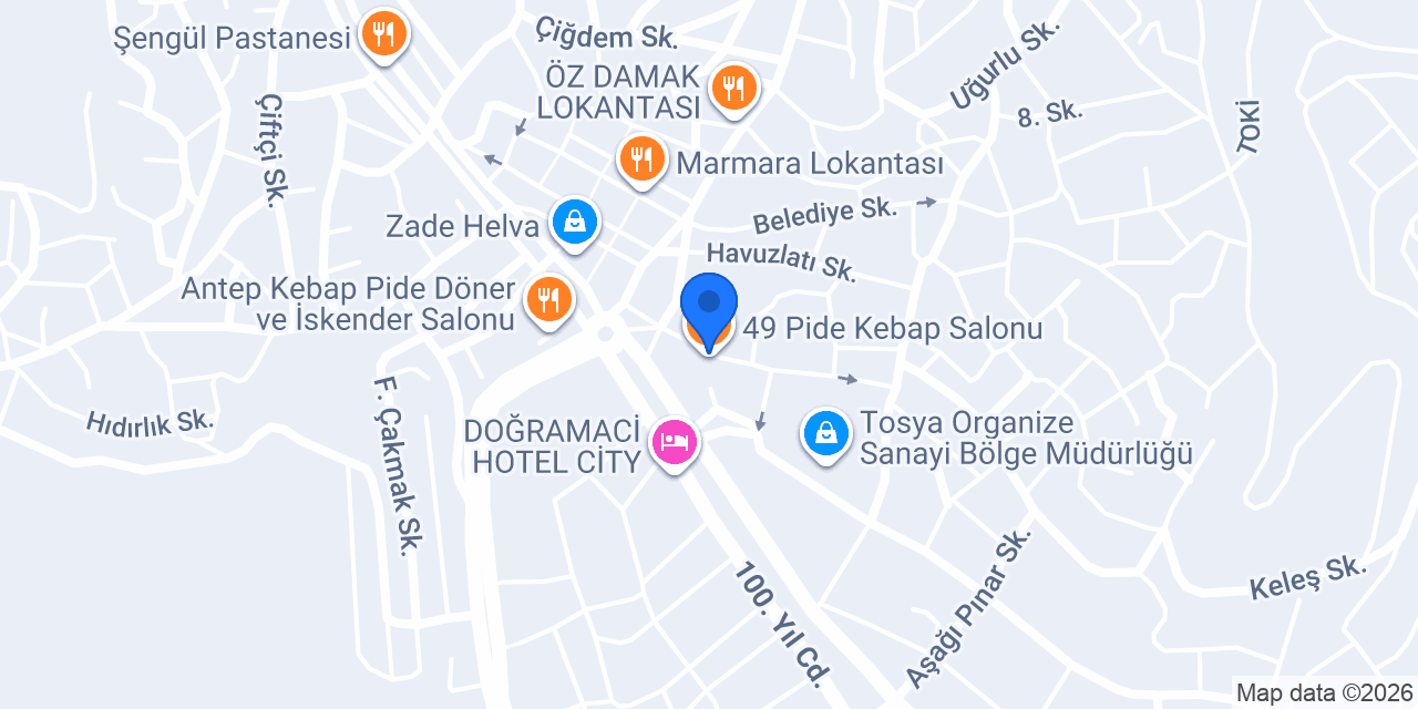 49 Pide Kebap Salonu konumu