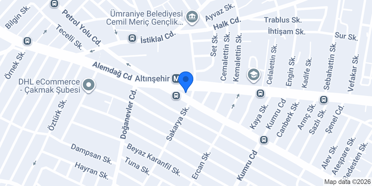 Bm Yapı Malzeleri konumu