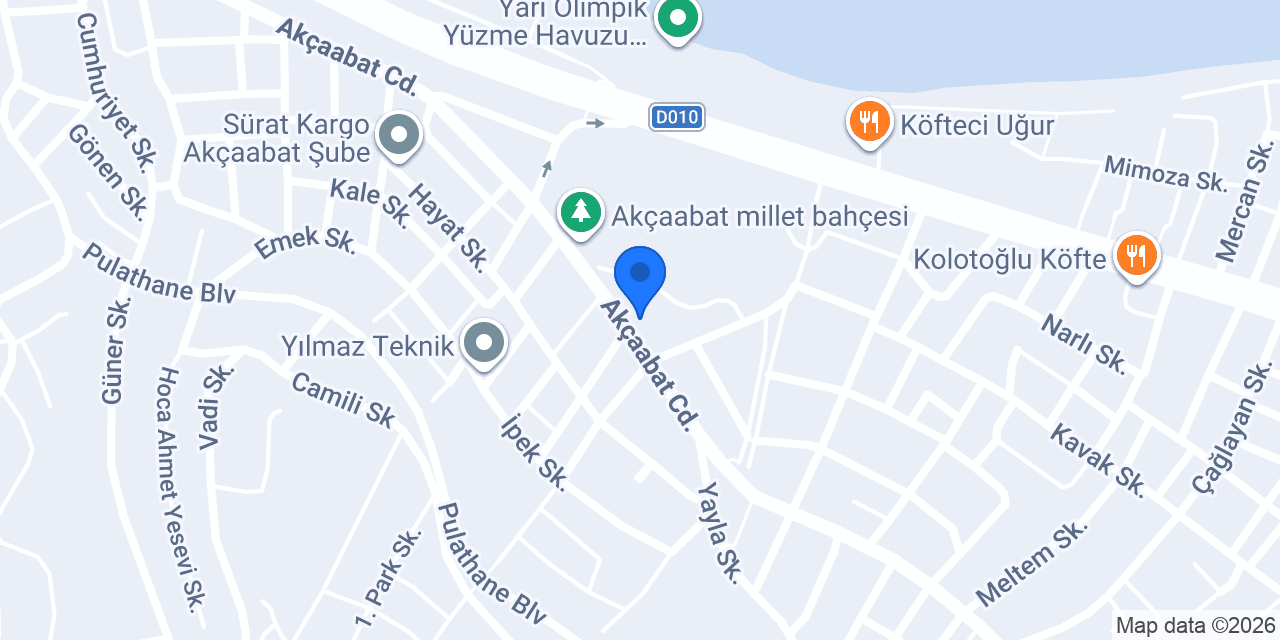 Yaylacık Aile Sağlığı Merkezi konumu