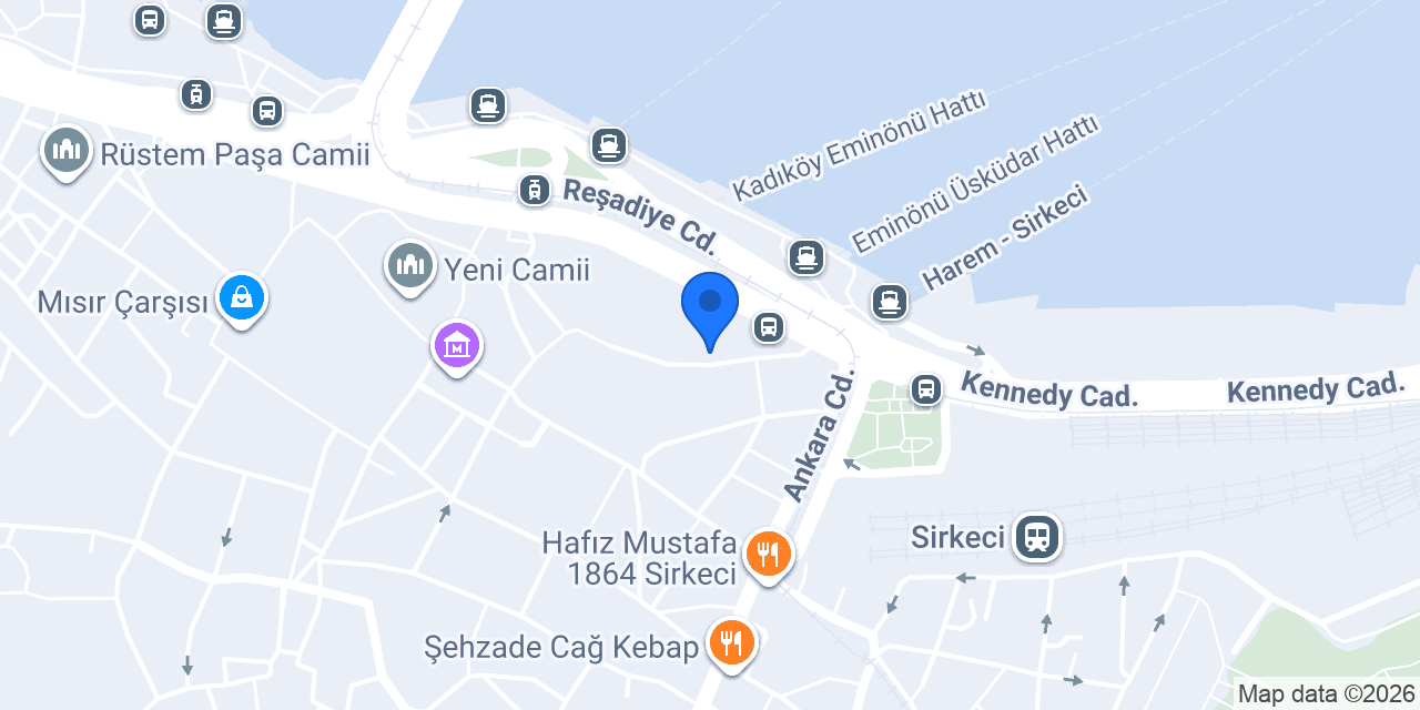 İTO Dersaadet Kütüphanesi konumu