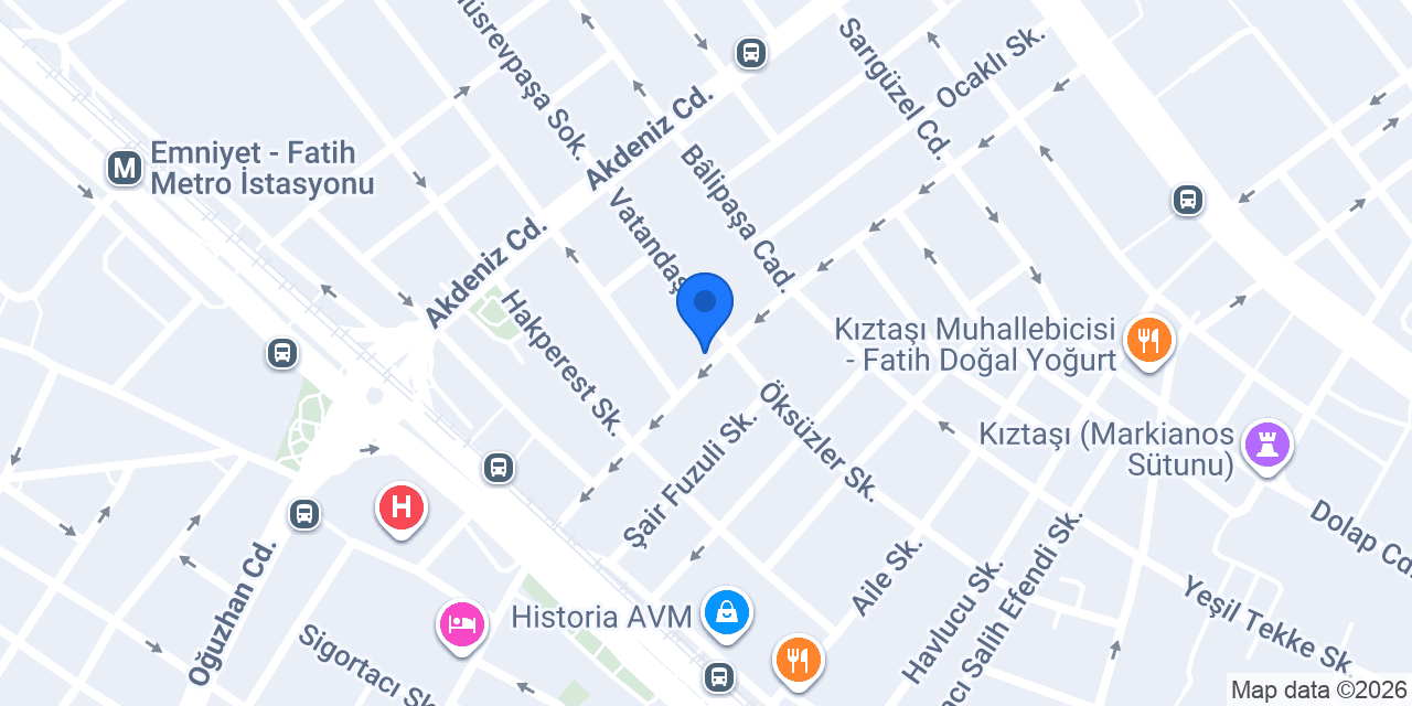 İstanbul Kitap Kahve konumu