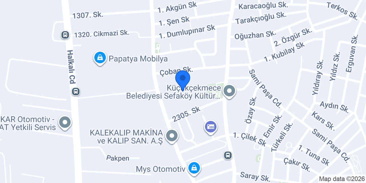 Küçükçekmece İsg Bürosu konumu