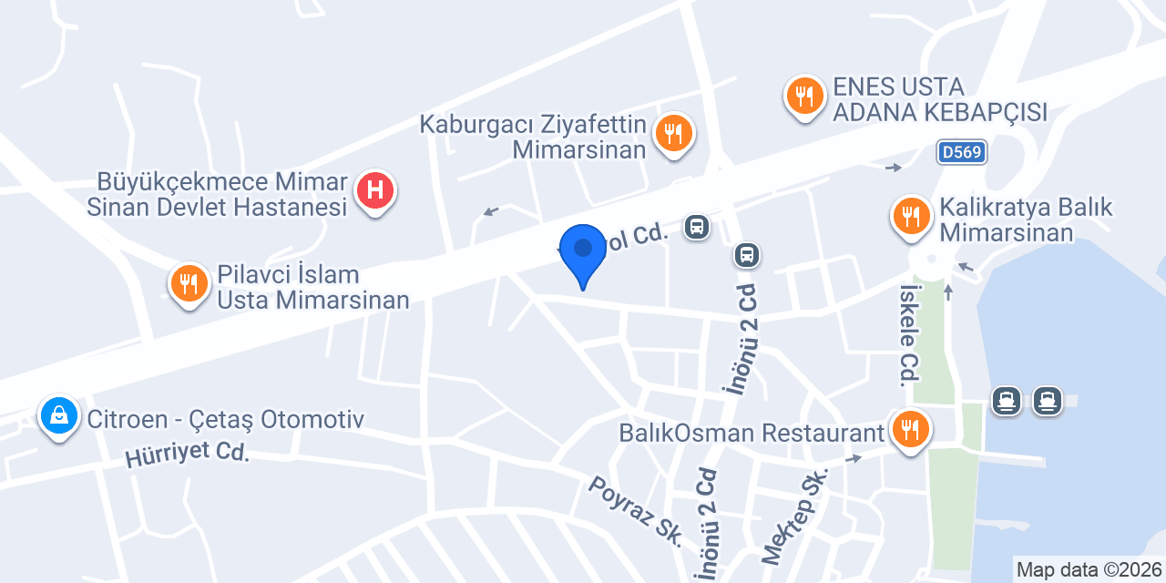 Evsey Yapı Market konumu