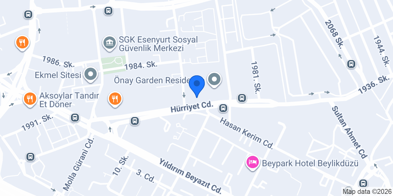 Gül Eczane konumu