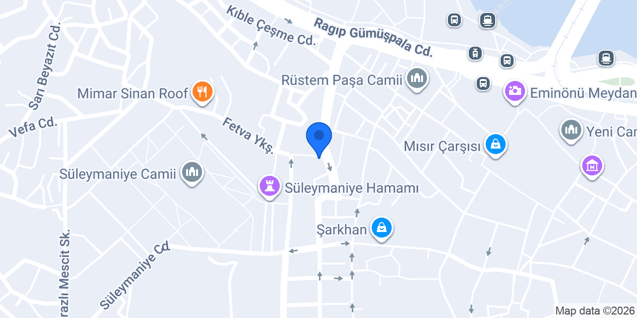 Hisar Eminönü Şubesi konumu