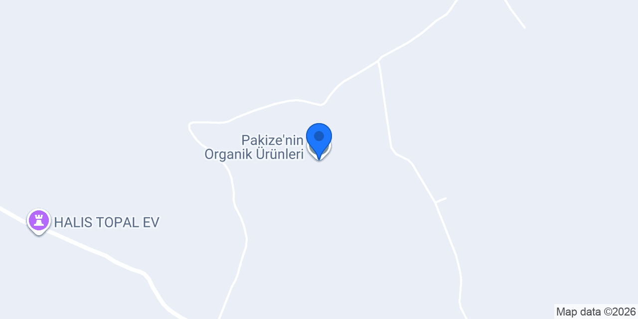 Pakize’nin Organik Ürünleri konumu