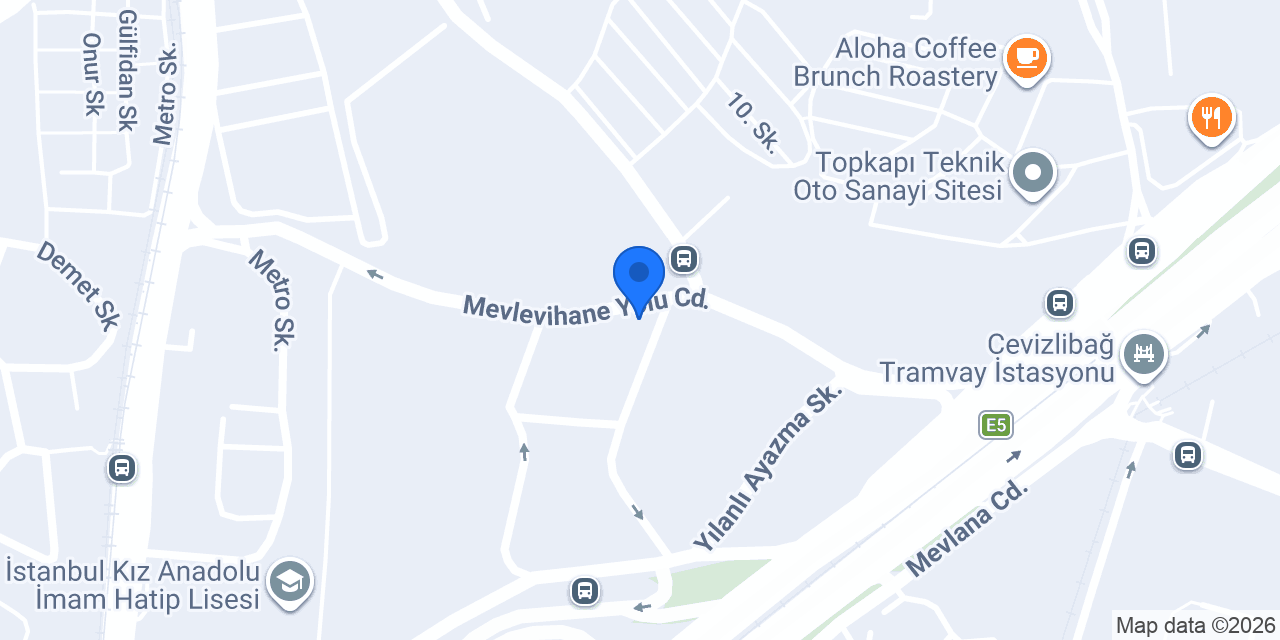 Chef Plus Cevizlibağ konumu