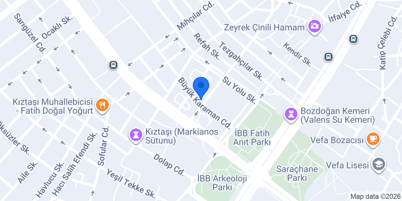 YEŞİLPARK HOTEL konumu