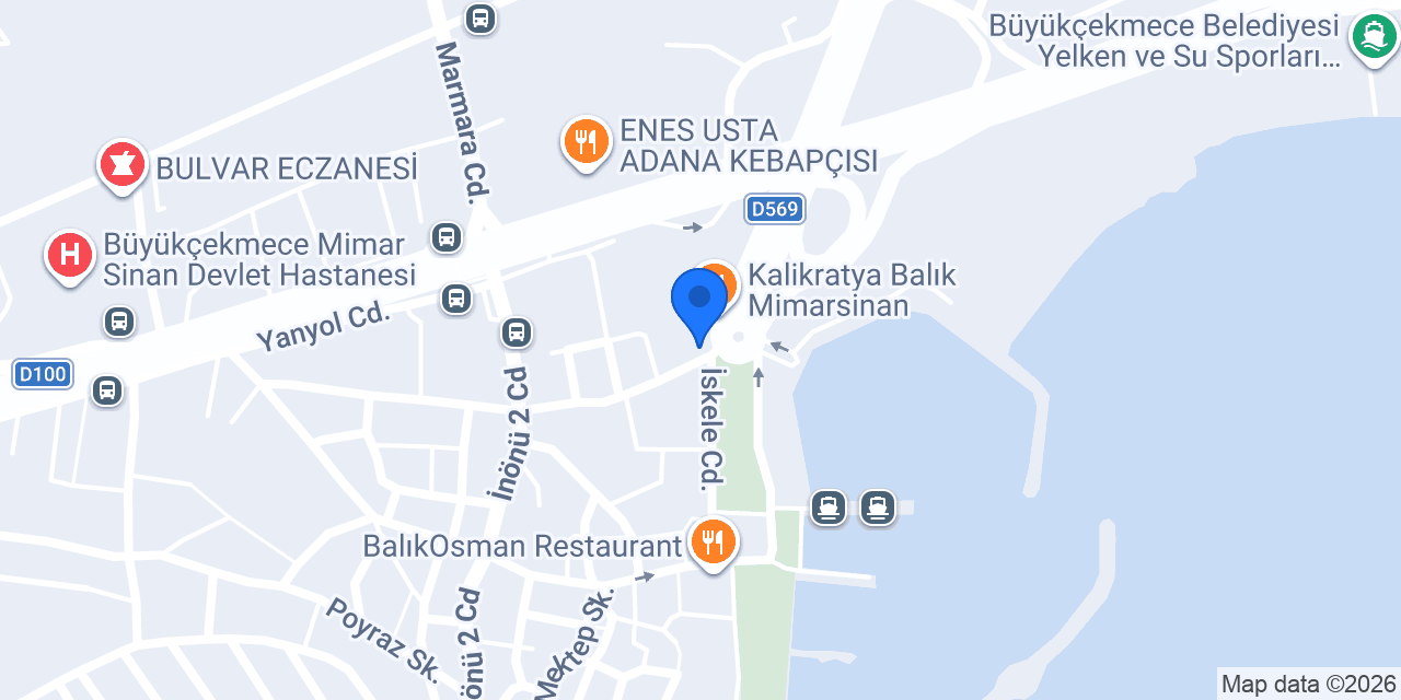 Güney Balık Evi konumu