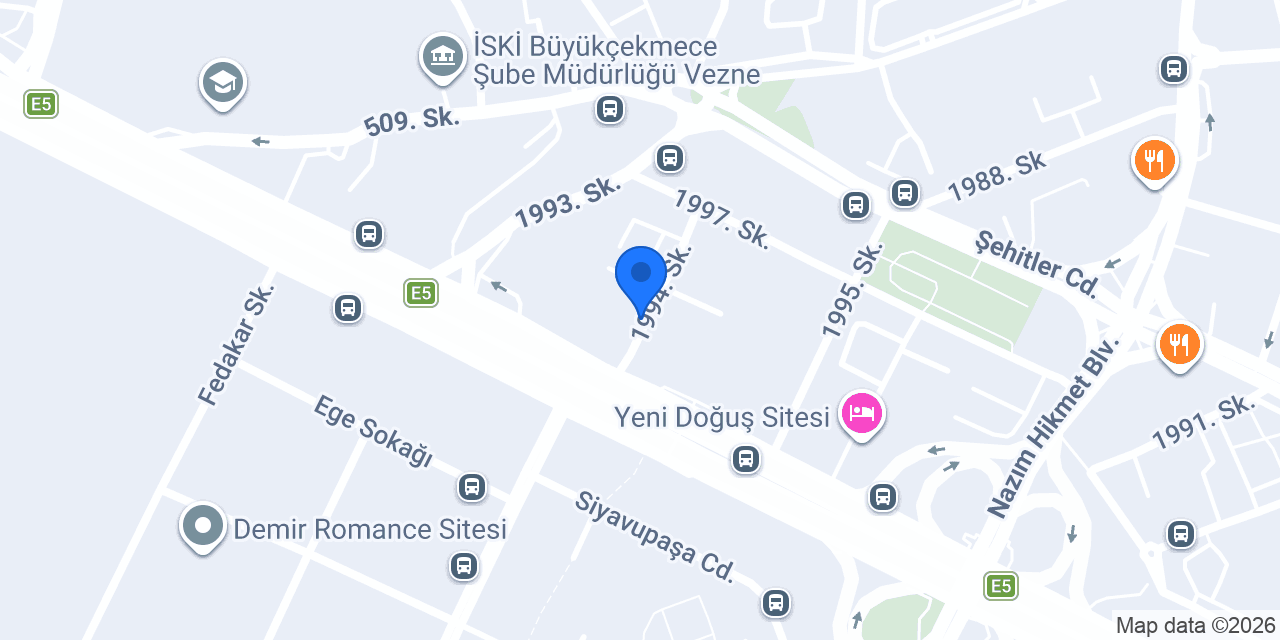 Altun İNŞAAT konumu