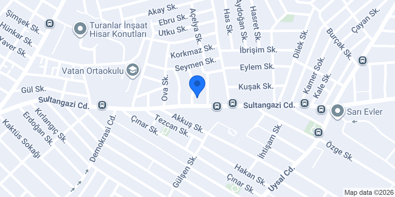 Çamlık Sürücü Kursu konumu