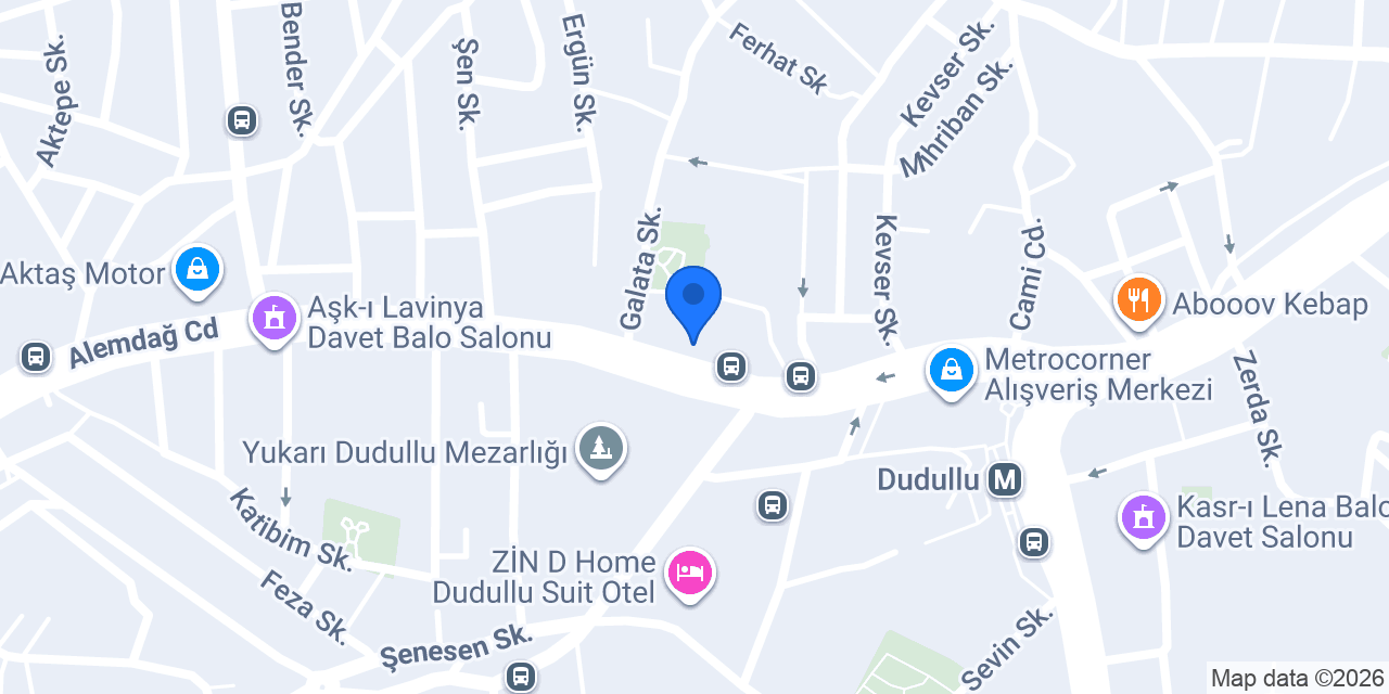 DenizBank Dudullu Şubesi konumu