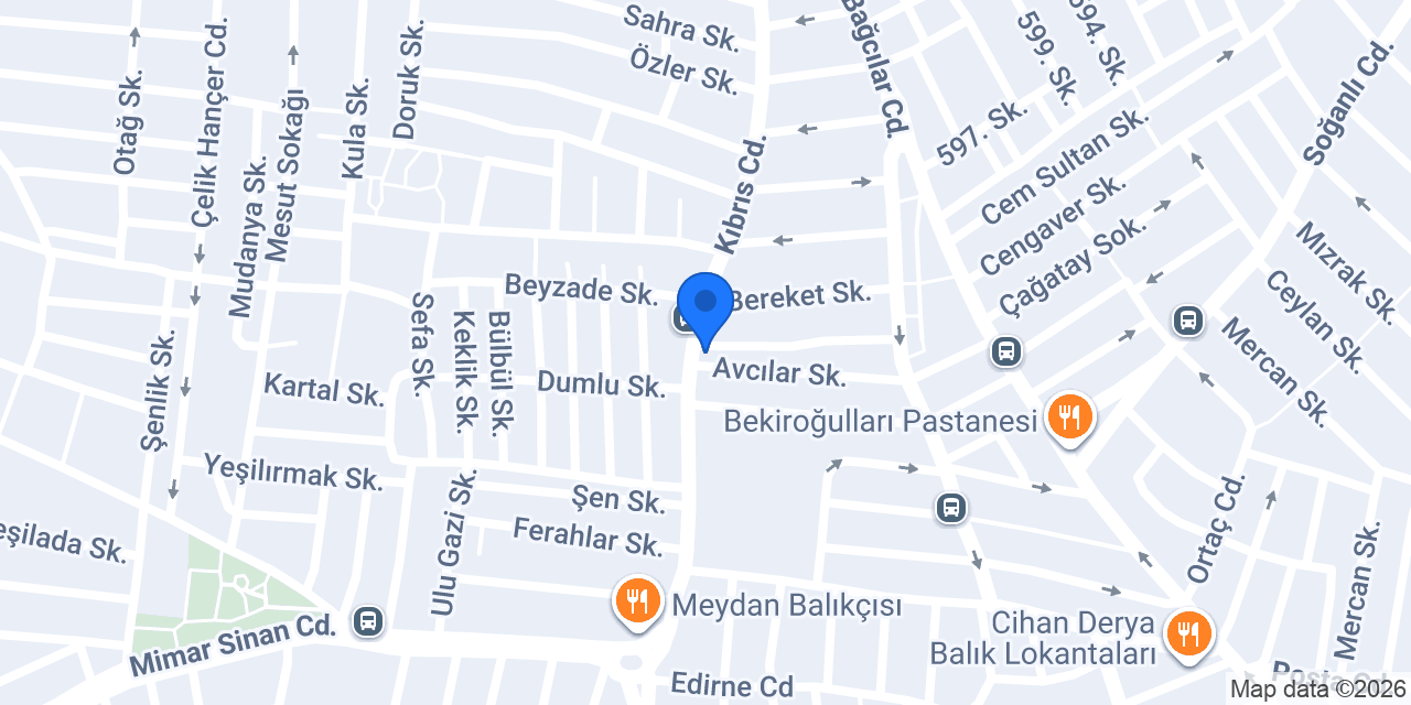 Oses Çiğ Köfte konumu
