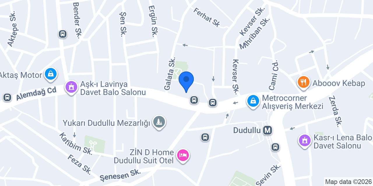 PTT Dudullu Şubesi konumu