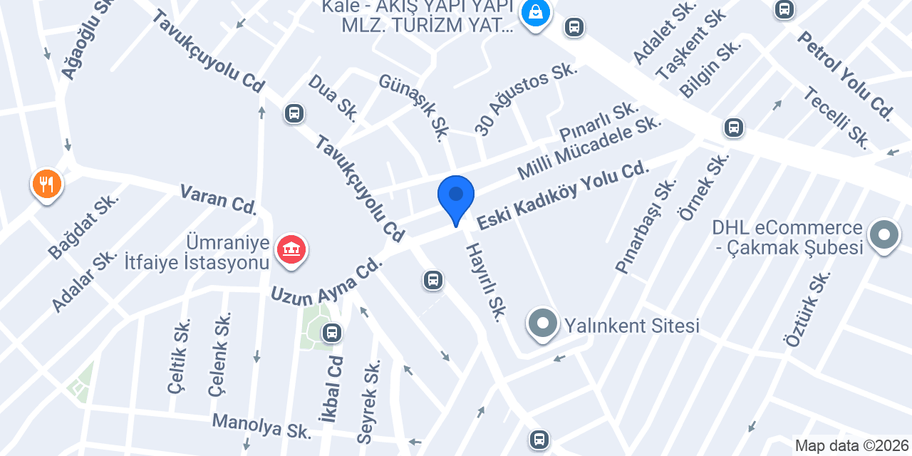 Açık Büfe FastFood konumu