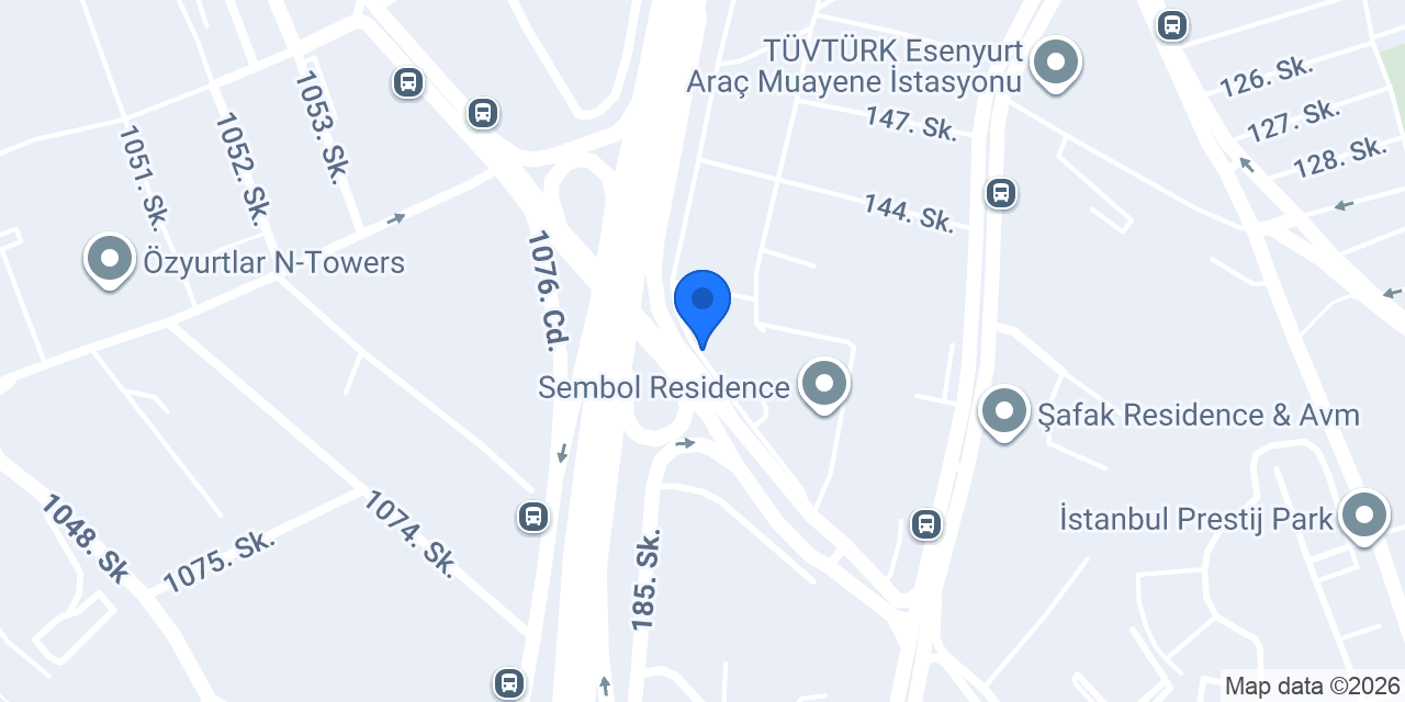 WAS Rent A Car konumu