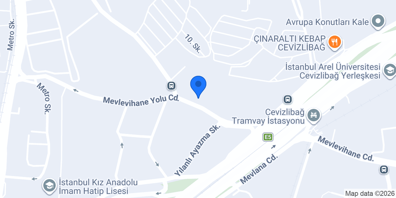 Hey Döner Cevizlibağ konumu