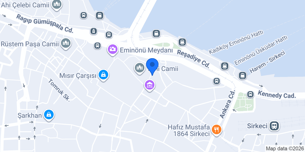 Sarıyer Börekçisi Eminönü konumu