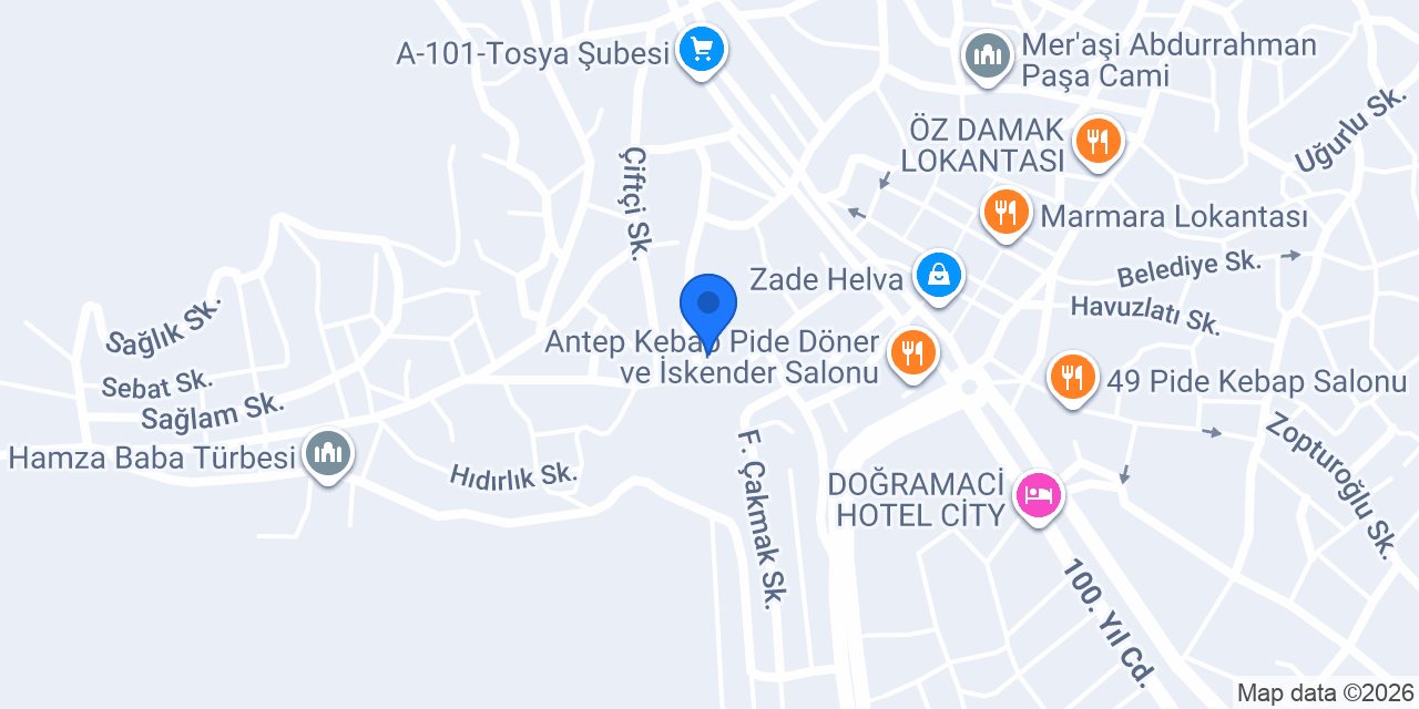 Esinti Lazer Epilasyon konumu