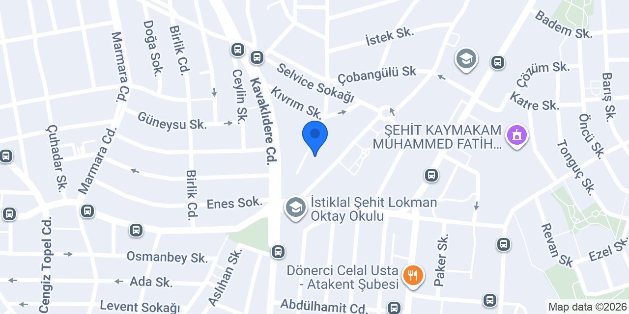 Araç Kaplama Auto34 konumu