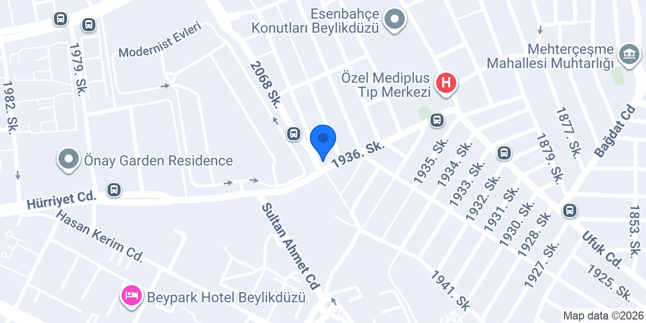 B&r erkek kuaförü konumu